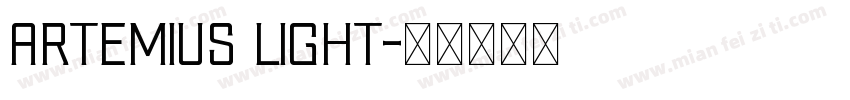 Artemius Light字体转换